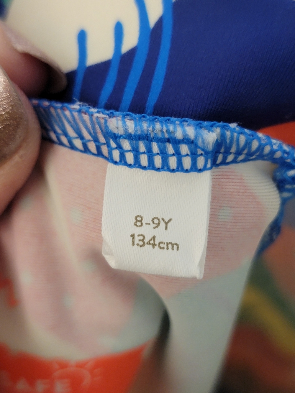 Boden Kids Ocean Life Rashguard Swim Top Size 8-9Y - Picture 5 of 5